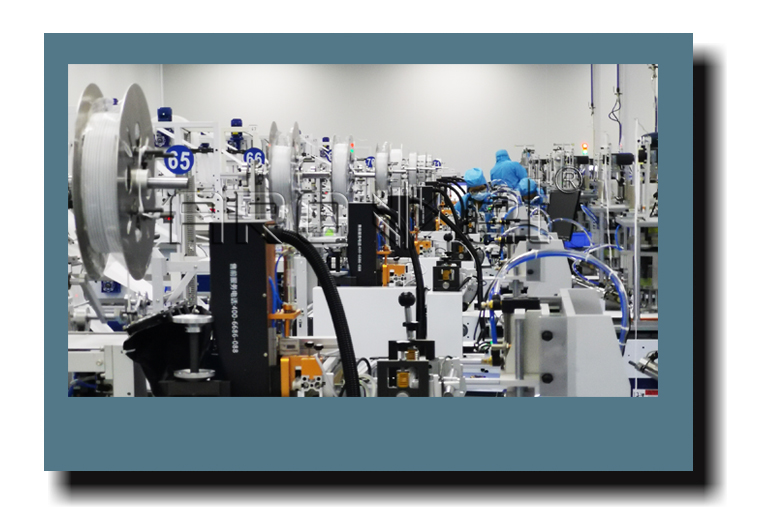 EVO视讯UV喷码机与一次性口罩机组合生产线