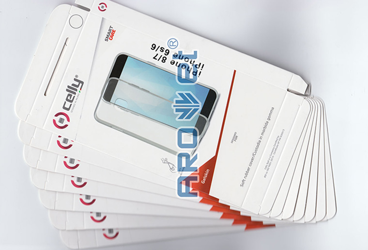 EVO视讯SP-9022喷码机在手机外包装盒上赋码